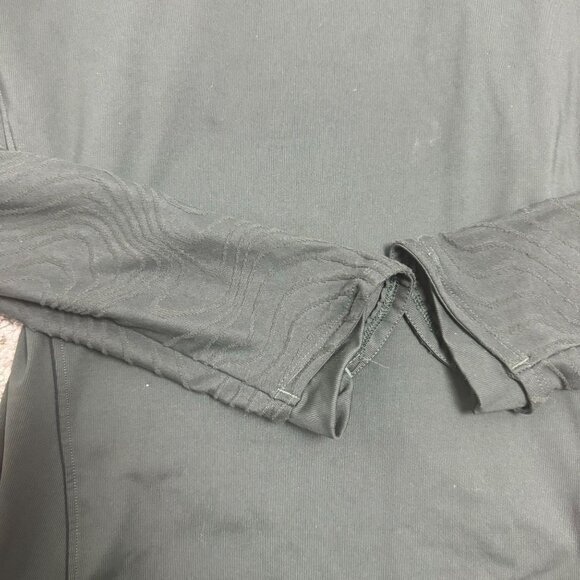 Under Armour Womens Size Small Green Iridescent Coldgear Rush Jacquard Mock Neck - Picture 3 of 9